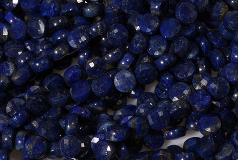 Kamienie Lapis lazuli 7756kp 6.5mm 1sznur